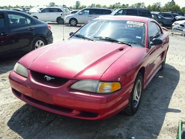 1FAFP4048WF264918 - 1998 FORD MUSTANG RED photo 2