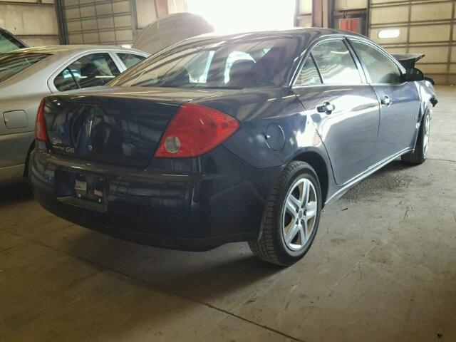 1G2ZF57B384160800 - 2008 PONTIAC G6 VALUE L BLUE photo 4