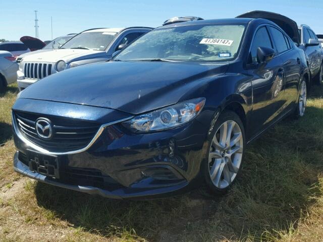 JM1GJ1V51G1469916 - 2016 MAZDA 6 TOURING BLUE photo 2