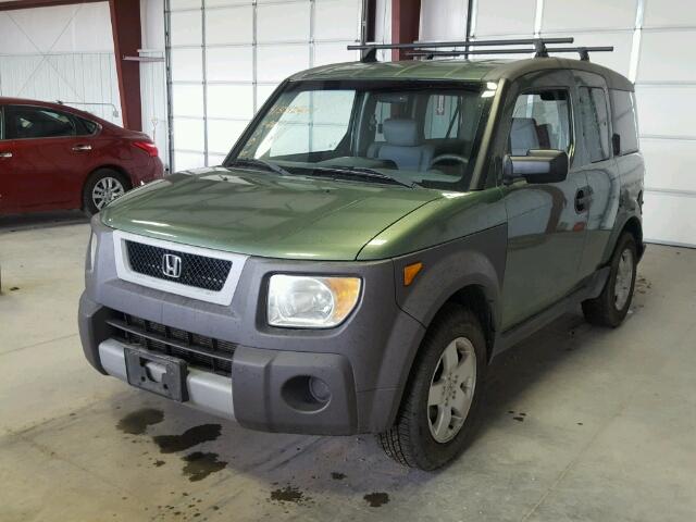 5J6YH285X3L033706 - 2003 HONDA ELEMENT EX GREEN photo 2