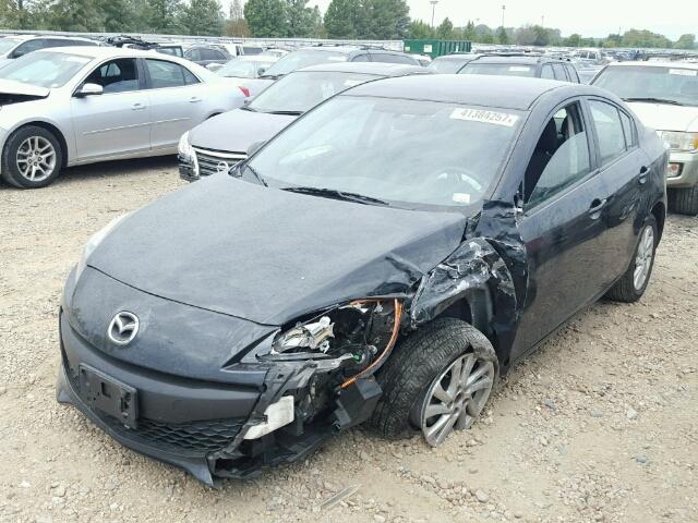 JM1BL1V76D1830266 - 2013 MAZDA 3 BLACK photo 9