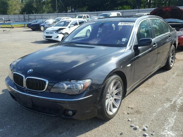 WBAHN83546DT59151 - 2006 BMW 750 BLACK photo 2