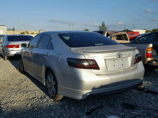 4T1BE46K77U559442 - 2007 TOYOTA CAMRY NEW GRAY photo 3