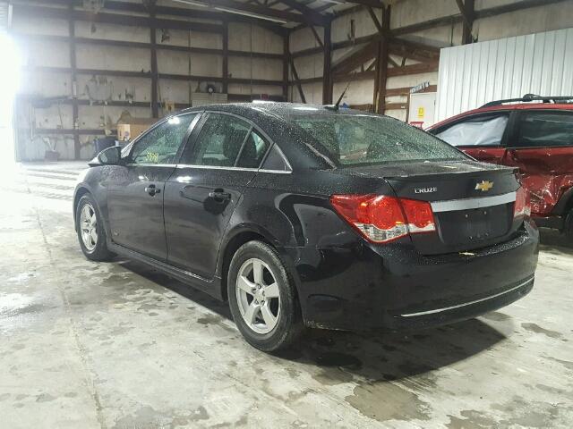 1G1PC5SBXE7283905 - 2014 CHEVROLET CRUZE LT BLACK photo 3