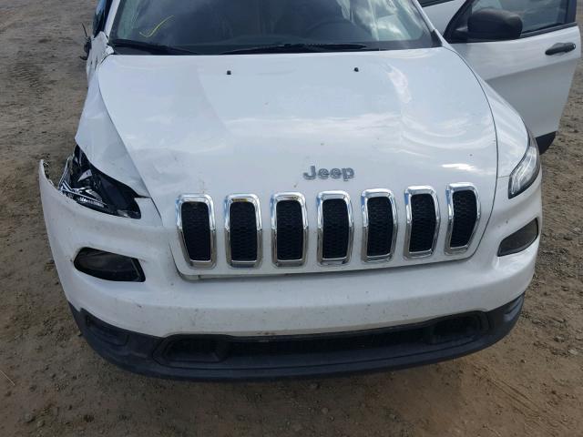 1C4PJMAB6GW113154 - 2016 JEEP CHEROKEE S WHITE photo 7