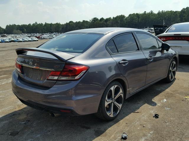 2HGFB6E50EH703291 - 2014 HONDA CIVIC SI GRAY photo 4