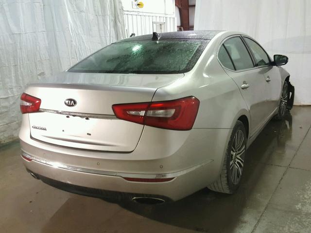 KNALN4D71E5123276 - 2014 KIA CADENZA PR TAN photo 4