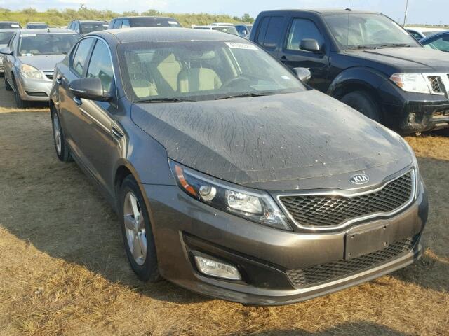 5XXGM4A78EG300994 - 2014 KIA OPTIMA BLACK photo 1