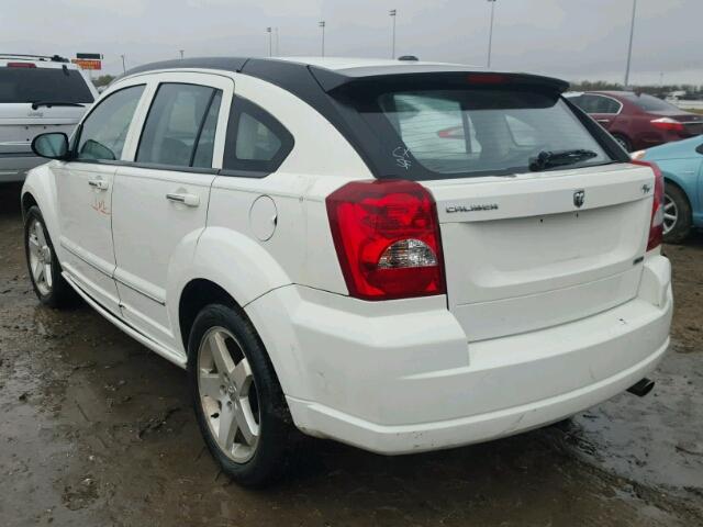 1B3HE78K97D307352 - 2007 DODGE CALIBER R/ WHITE photo 3