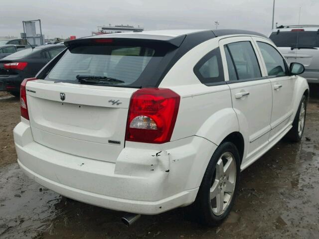 1B3HE78K97D307352 - 2007 DODGE CALIBER R/ WHITE photo 4