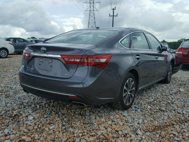 4T1BK1EB6GU225475 - 2016 TOYOTA AVALON XLE GRAY photo 4