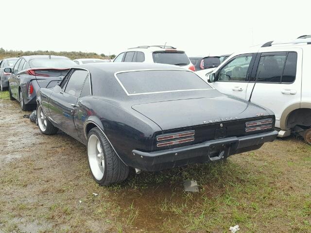 223377U127945 - 1967 PONTIAC FIREBIRD BLACK photo 3