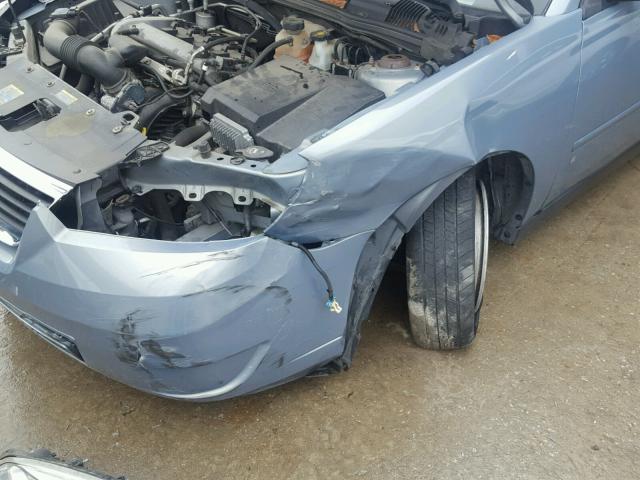 1G1ZS58F97F206134 - 2007 CHEVROLET MALIBU LS ლურჯი ფოტო 9