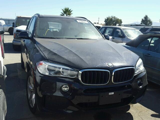 5UXKR0C57F0P04371 - 2015 BMW X5 XDRIVE3 BLUE photo 1