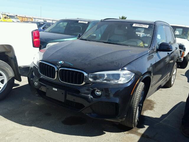 5UXKR0C57F0P04371 - 2015 BMW X5 XDRIVE3 BLUE photo 2
