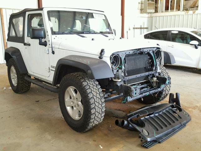 1C4GJWAG5FL503637 - 2015 JEEP WRANGLER S თეთრი ფოტო 1