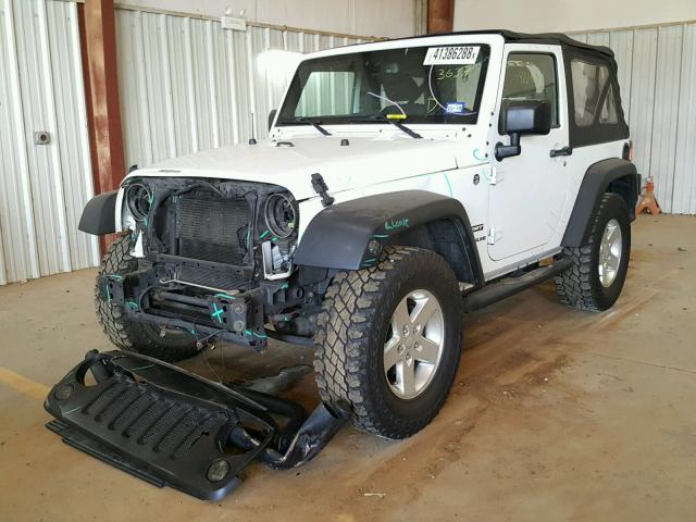 1C4GJWAG5FL503637 - 2015 JEEP WRANGLER S თეთრი ფოტო 2