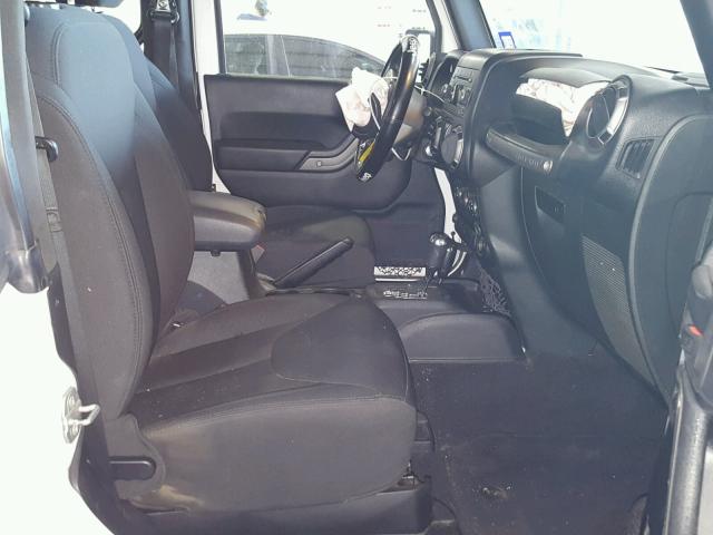 1C4GJWAG5FL503637 - 2015 JEEP WRANGLER S თეთრი ფოტო 5