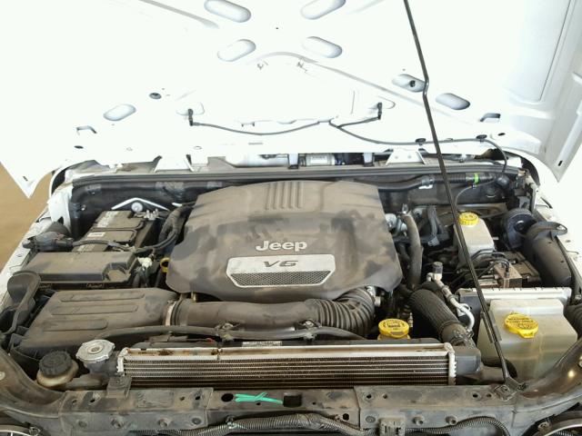 1C4GJWAG5FL503637 - 2015 JEEP WRANGLER S თეთრი ფოტო 7