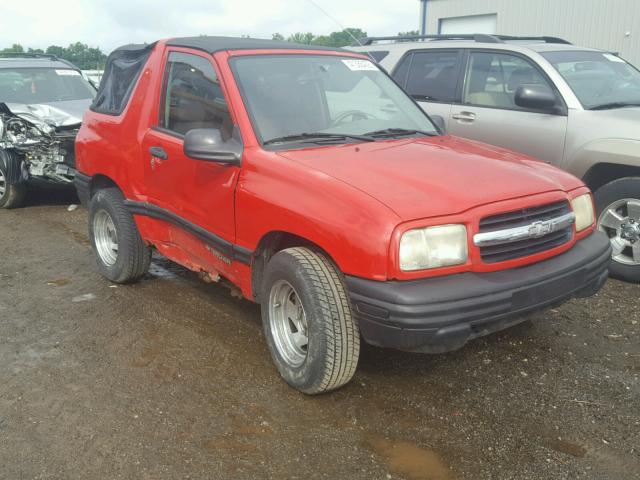 2CNBE18C516959087 - 2001 CHEVROLET TRACKER RED photo 1