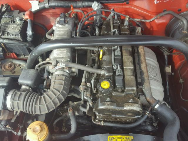 2CNBE18C516959087 - 2001 CHEVROLET TRACKER RED photo 7