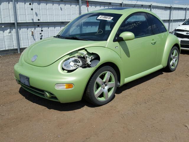 3VWCD21C43M404553 - 2003 VOLKSWAGEN NEW BEETLE 绿色 照片 2