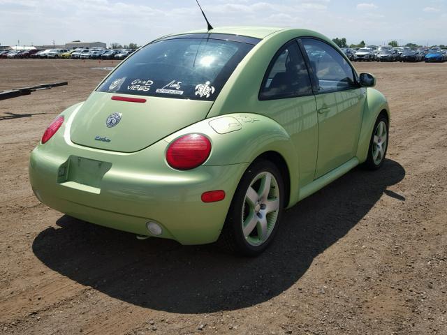 3VWCD21C43M404553 - 2003 VOLKSWAGEN NEW BEETLE 绿色 照片 4