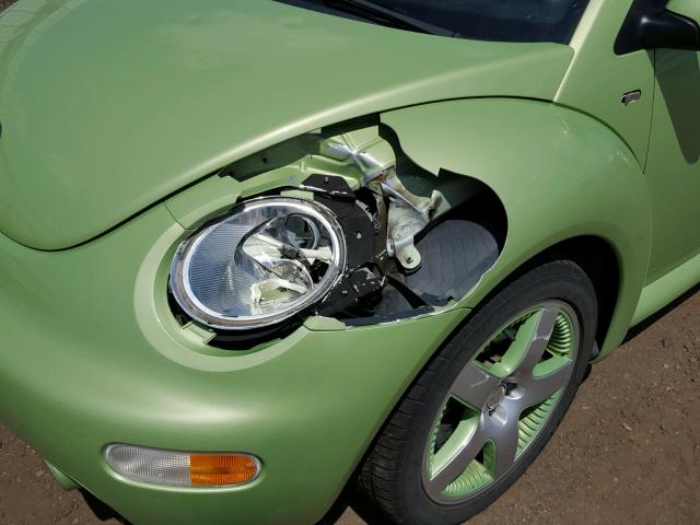 3VWCD21C43M404553 - 2003 VOLKSWAGEN NEW BEETLE 绿色 照片 9