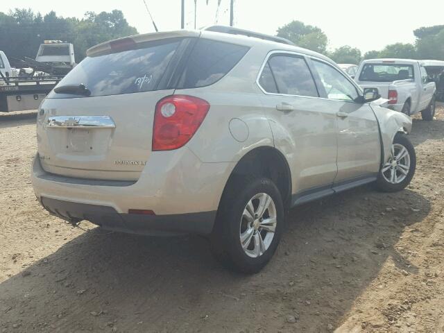 2GNFLNEK9C6104952 - 2012 CHEVROLET EQUINOX LT GOLD photo 4