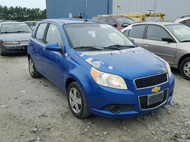 KL1TD66EX9B610634 - 2009 CHEVROLET AVEO LS BLUE photo 1