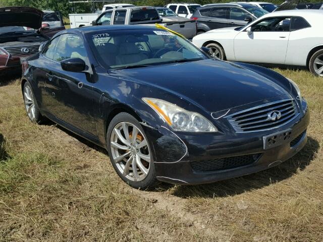 JNKCV66E49M724735 - 2009 INFINITI G37 BLACK photo 1