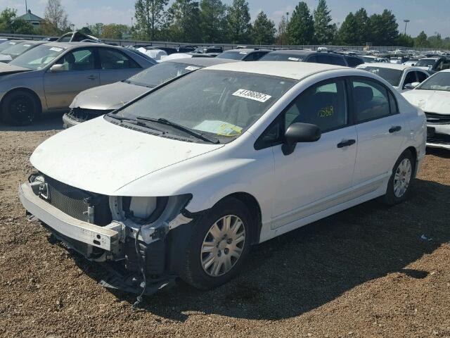 19XFA1F34BE043233 - 2011 HONDA CIVIC VP WHITE photo 2