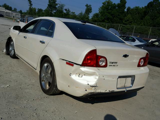 1G1ZC5E04CF261226 - 2012 CHEVROLET MALIBU 1LT WHITE photo 3