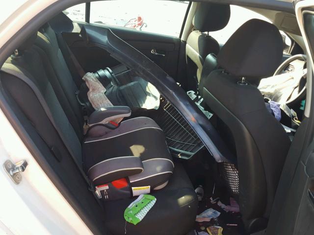 1G1ZC5E04CF261226 - 2012 CHEVROLET MALIBU 1LT WHITE photo 6