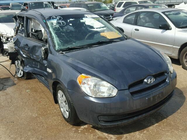 KMHCM36C08U070165 - 2008 HYUNDAI ACCENT GS BLUE photo 1