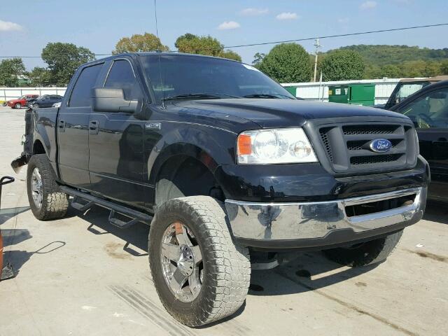 1FTPW125X8KB20240 - 2008 FORD F150 SUPER BLACK photo 1