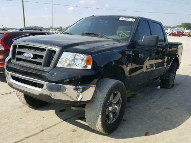 1FTPW125X8KB20240 - 2008 FORD F150 SUPER BLACK photo 2