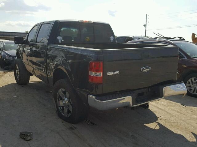 1FTPW125X8KB20240 - 2008 FORD F150 SUPER BLACK photo 3