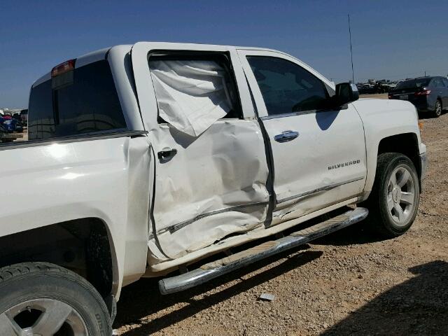 3GCUKSEC7FG134261 - 2015 CHEVROLET SILVERADO WHITE photo 9