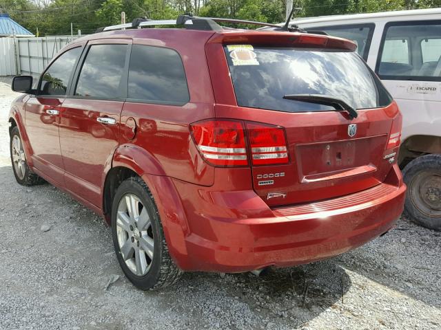 3D4PH6FV0AT123849 - 2010 DODGE JOURNEY R/ RED photo 3