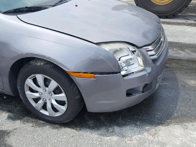 3FAHP06Z47R108528 - 2007 FORD FUSION S GRAY photo 9