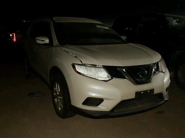 KNMAT2MT4GP635686 - 2016 NISSAN ROGUE WHITE photo 1