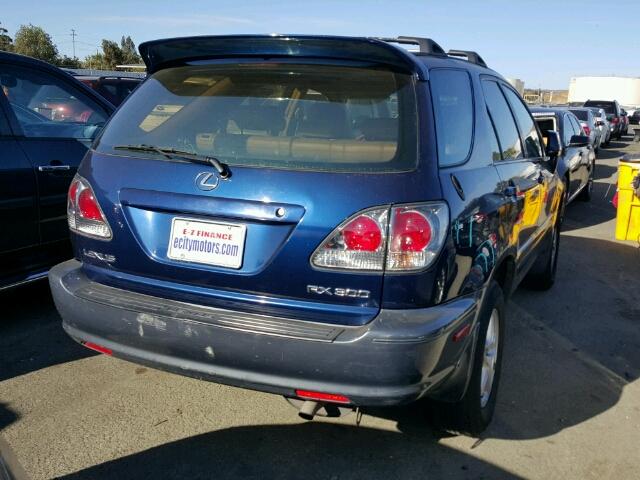 JTJHF10U210216764 - 2001 LEXUS RX BLUE photo 4