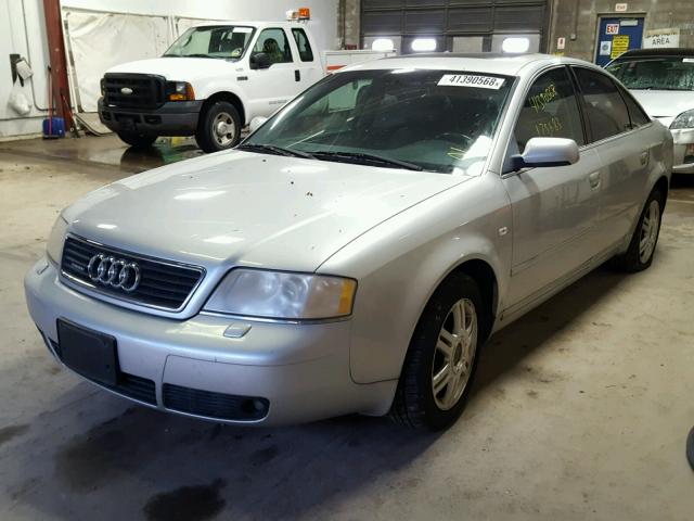 WAUED24B6YN085391 - 2000 AUDI A6 2.7T QU SILVER photo 2