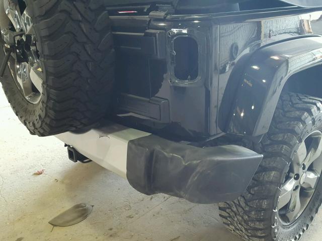 1C4AJWBG1EL287725 - 2014 JEEP WRANGLER S BLACK photo 10