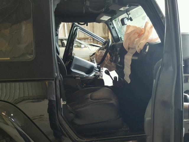 1C4AJWBG1EL287725 - 2014 JEEP WRANGLER S BLACK photo 5