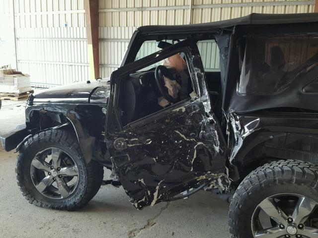 1C4AJWBG1EL287725 - 2014 JEEP WRANGLER S BLACK photo 9