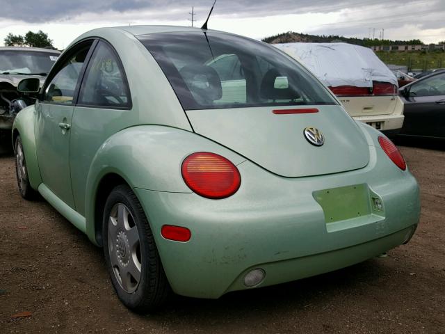 3VWCA21C9XM423890 - 1999 VOLKSWAGEN NEW BEETLE 绿色 照片 3