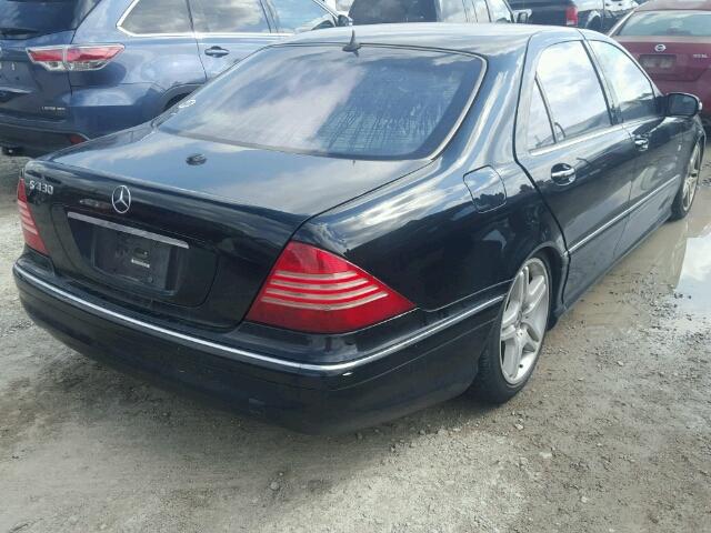 WDBNG70J46A472688 - 2006 MERCEDES-BENZ S BLACK photo 4