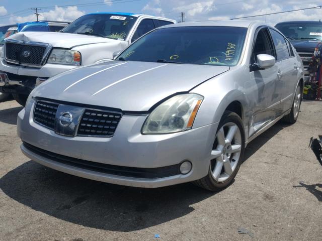 1N4BA41E44C906069 - 2004 NISSAN MAXIMA SE SILVER photo 2